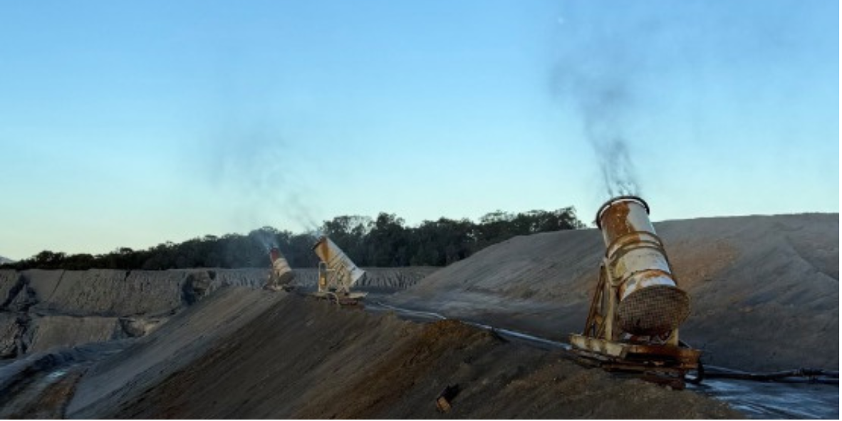 Historic silver mining operations at the Texas Silver Project